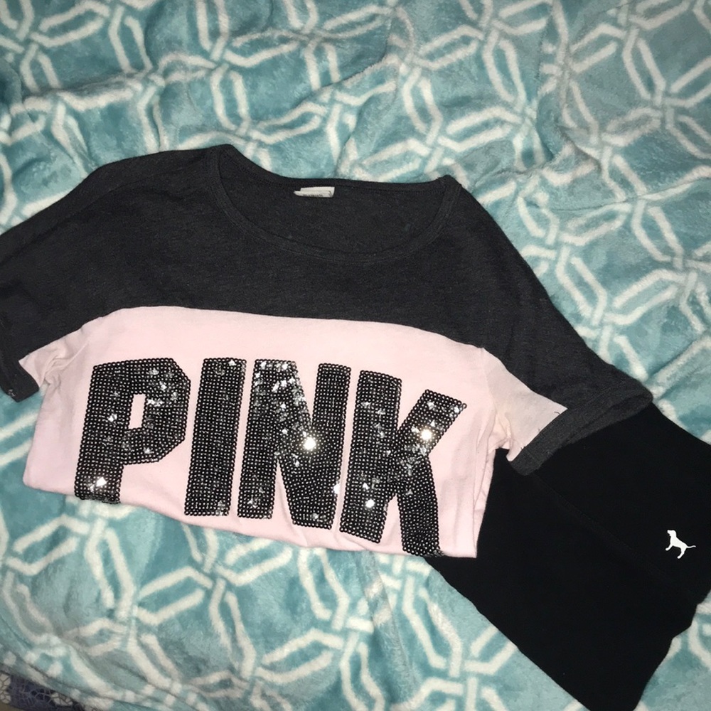 victoria secret pink top